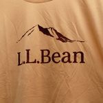 L.L. Bean Women's Size XL Orange Access Trail Mountain Logo Graphic T Photo 1