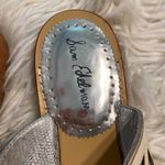 Sam Edelman Sandals size 9.5 excellent condition see pictures color silver/cream Photo 1