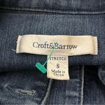 Croft & Barrow  Stretch Denim Trucker Jacket Medium Wash S Photo 2