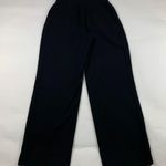 ZARA  Black High Rise Pleated Front Relaxed Leg Trouser Pant S Photo 5