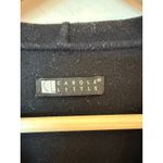 Carole Little Button Front Blazer Jacket Wool Black Women's Size Medium Career Photo 2