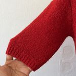 Esprit cecily red metallic scoop neck Caterpillar design short sleeve sweater Photo 7