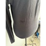 We The Free Free People  Grey Metallic Long Sleeve Top‎ Women's Extra Small Photo 2