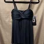 NWT Shore Shapes Swimwear One Piece Shear Dress Size 10 Black Photo 0
