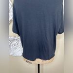 PINK - Victoria's Secret NTM: Victoria’s Secret PINK Black Crop Top w/ Red & Purple Rhinestone Rose Sz M Photo 12