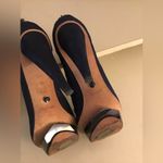 Velvet Angels women blue leather platform Platinum boots US 6 Photo 7