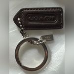 Coach Authentic  Brown Hangtag Keychain NWOT Photo 3