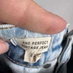 Madewell  Light Blue Acid Wash The Perfect Vintage Slim Leg Jeans Womens 27 Photo 5