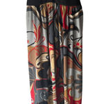 Forever Y2k Size Medium Retro Black Red Satin Going Out Maxi Dress Photo 0