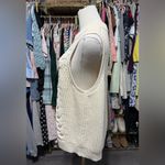 Banana Republic Factory Cable Knit Sweater Vest in Cream/Ivory Size XL Photo 1