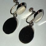 Sperry Brand Vintage Silver Tone Retro Boho Drop Earrings Photo 6