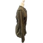 Zadig & Voltaire Kayak Bis Khaki Jacket Green Skull Guitar Angel on Back (S) Photo 5
