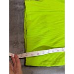 Lulus NWT  Size Large Lime Green Ribbed Bodycon‎ Skirt Y2K Neon Stretch Midi Photo 7