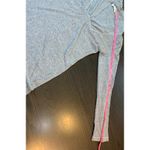 C&C California Heather Gray Long Sleeve Deep V Mini Dress M Boho Loungewear Photo 7