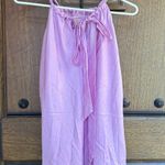 Yellow Lotus Purple Sleeveless Women's Top 100%silk Size S Photo 0