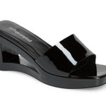 Jeffrey Campbell Black Shaggy Cutout Wedge Sandal (7) Photo 0