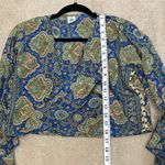 Ble Resort Collection Greece Crepe Luxury Beach Boho Wrap Top Tie Front Small* Photo 4