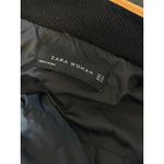 ZARA Women’s Quilted Black Riding Jacket size Small/Medium Photo 7