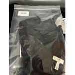 Joie  Shirt Womens V-Neck Geometric Pullover Black Long‎ Sleeve Size Medium Photo 6