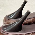 Naughty Monkey  Scalloped Faux Leather Pumps size 10 Photo 7