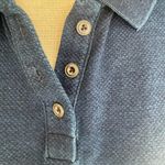 Harley Davidson Blue Womens Size Large Polo Shirt Stretch Pique Biker Motorcycle Photo 2