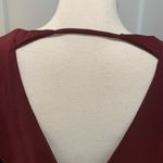 One Clothing  | long sleeve open back maroon dress size medium Photo 1