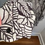 MIA Popover Shirt Dress White Gray Floral Photo 7