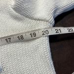 Blue Willi's Life Danish Design White Cotton Knit Full Zip Up Jacket L Pastel Size L Photo 13