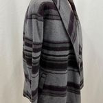 Paraphrase Wool Blend Blanket Stripe Southwest Western Jacket Photo 3