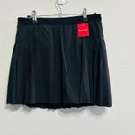 Spanx NEW  Get Moving Pleated Skirt Skort Black Large Athleisure Activewear Photo 4
