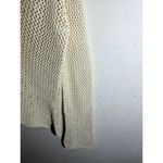 Abercrombie & Fitch NWOT Abercombie &‎ Fitch Y2K Crochet Beige Top With Hoodie Size M Photo 2