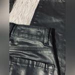 M1858 New York faux leather skinny moto jean Black Size 24 Photo 3