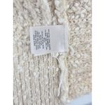 MOTH Beige Textured Knit Wool Blend Sweater Women's Medium Zip Front Tan Photo 5