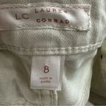 LC Lauren Conrad  Crochet Applique White Denim Shorts, Size 8 Photo 6