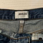 AGOLDE Dark Wash Jean Shorts Photo 2