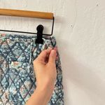 Free People Blue Darla Quilted Zip Up Mini Skirt Pockets Size 4 Photo 5