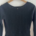 O'Neill Black Ribbed Romper Long Sleeve Small Photo 6