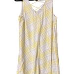 Charming Charlie  yellow plaid a line dress Photo 1