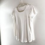 Lululemon  Athletica Short Sleeve Crew Neck Training T-Shirt White Small Photo 2