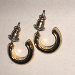 Elegant Gold Tone Dainty Boho Hoop Earrings Photo 3