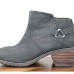 Teva Boots Womens Size 8.5 Black Foxy Ankle Boot Leather Stacked Heel 1006317 Photo 6