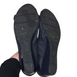 Anne Klein Sport AK7Cello Navy Peep-Toe Wedges Photo 7