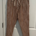 Free People Caraway Light at Sunrise Pants – Size 4 – Brown Striped Photo 0