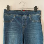 Spanx Distressed Skinny Jeans Dark Wash Preppy Shapewear Women's size Medium Photo 3