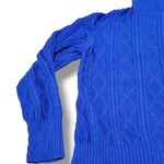 ZARA  Sweater Size Small Women's Knit Sweater Half Fleece Sweater Cowl Neck  Photo 4