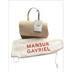 Mansur Gavriel Soft Lady Leather Shoulder Bag Color NATURAL AVORIO $695 New Photo 2
