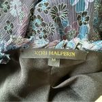 Kobi‎ Halperin Emilee Patchwork Print Dress in Midnight Blue Size M Photo 4