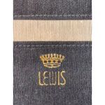 American Vintage American VTG 50's Lewis top handle envelope patent glossy black gold clasp bag Photo 4