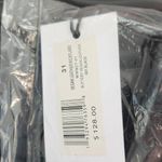 We Wore What  Black Vegan Leather Pants NWT Size 31 Revolve leather pants Photo 7