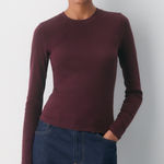 Aritzia HomeStretch Rib Backbeat Longsleeve Photo 0